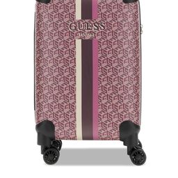 GUESS Unisex Printed Hard-Sided Cabin Trolley Bag-image-85
