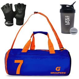 GROUPERS Medium Foldable Sports or Gym Duffel Bag-15