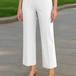 SWADESI STUFF Women Relaxed Fit Wide Leg Trousers-image-22