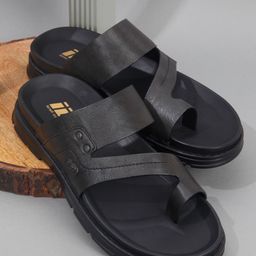 ID Men Leather Antibacterial Comfort Sandals-image-19