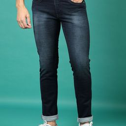V-Mart Men Mid-Rise Slim Fit Light Fade Clean Look Jeans-picture-33