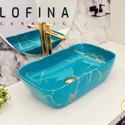 Premium Ceramic BASIN Which Gives Look To your Home Table Top Wash Basin AI1036 Very Stylish Bathroom Luxury Ceramic Glossy Wash Basin Table Top Basin-image-84
