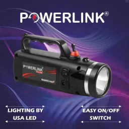 powerlink NANO MAXX Rechargeable LED Torch 9 hrs Torch Emergency Light image 3