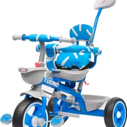 Tricycle with Push Handle Safety Guard & Storage Basket Comfortable Padded Seat Tricycle-image-35