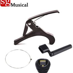 SGM-O6 Guitar Capo, 1Winder , 1Holder, 1D string(0.81mm) Spring Guitar Capo-image-14