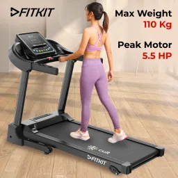 by Cult TurboRun BLDC Motorized (5.5HP Peak) | 110Kg Max Weight | Home Use Treadmill-12