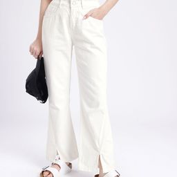 glitchez Women Vintage Cool Bootcut High-Rise Stretchable Jeans-image-74