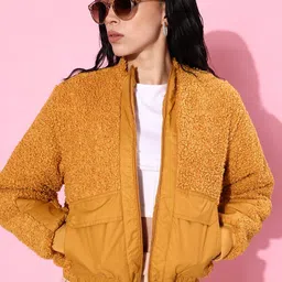 Mast & Harbour Women Sherpa Jacket-image-89