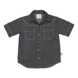 Nino Bambino Boys Grey Regular Fit Organic Cotton  Solid Casual Shirt-image-52