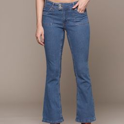 The Roadster Lifestyle Co. Women Skinny Flared Fit Low-Rise Stretchable Jeans-image-7