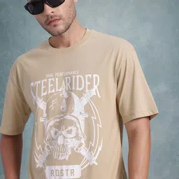 Roadster Men Printed T-shirt-image-13