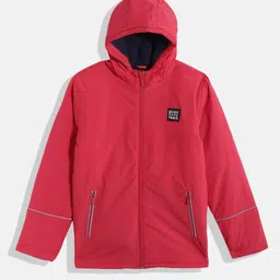 Indian Terrain Boys Water Resistant Padded Jacket with Patchwork Detail-picture-54