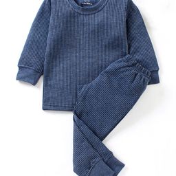 The Boo Boo Club Kids Blue Solid Thermal Set-image-96