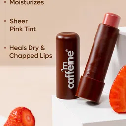 MCaffeine Set Of 2 Choco Lip Balm With Berries - 4.5g Each image 3