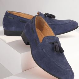 FAUSTO Men Suede Lightweight Loafers-image-29