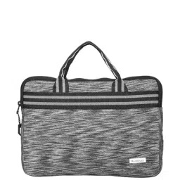 Bad Habit Grey Textured Laptop Sleeve-image-2