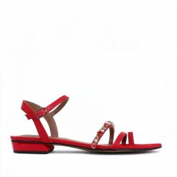 Saint G Women's Annie Red Ankle Strap Sandals-image-29