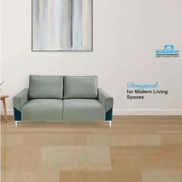 Nilkamal Boston 3 Seater Sofa (Grey & Blue)-18