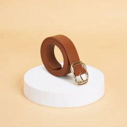 Forever Glam by Pantaloons Tan PU Waist Belt for Women-image-16