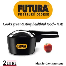 Futura Black Hard Anodized 2 L Pressure Cooker - Set of 1-47