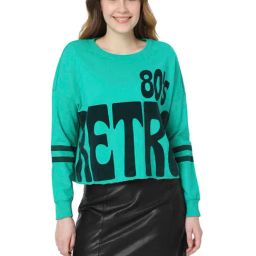 Vero Moda Green Graphic Print Sweatshirt-picture-8
