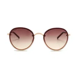 SCOTT SC2531 Hunter Brown Gradient Round Sunglasses-image-67