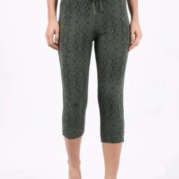 Jockey Olive Printed Capris-image-32