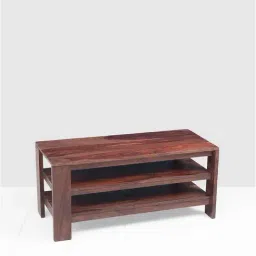 Fabindia Brown Sheesham Wood Textured Cabinet-image-44