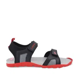 Campus Men's Black Floater Sandals-image-82