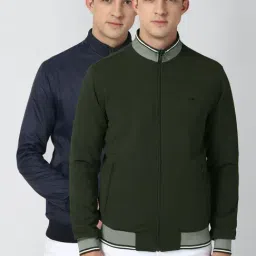 Peter England Casuals Multi Regular Fit Reversible Jacket-picture-40