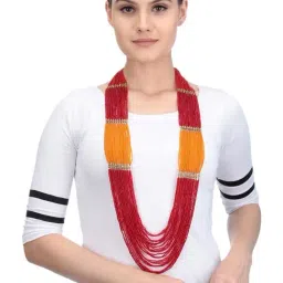 Imli Street Red & Yellow Necklace-9