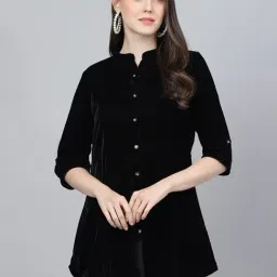 Divena Black Regular Fit Shirt-image-46