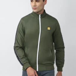 Academy By Van Heusen Green Slim Fit Printed Jacket-image-17