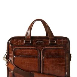 Eske Tan Animal Effect Large Messenger Bag-image-13