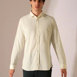 Selected Homme White Cotton Slim Shirt-image-89