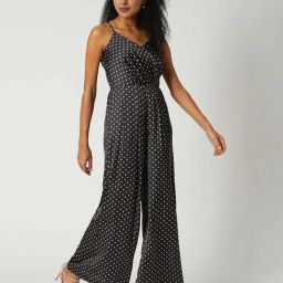 Globus Black & White Printed Jumpsuit-image-94