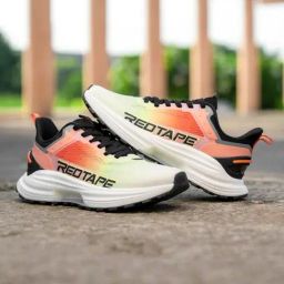 Red Tape Men's Drift + Multicolored Running Shoes-18