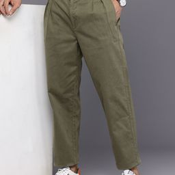 Louis Philippe Jeans Men Pleated Trousers-image-82