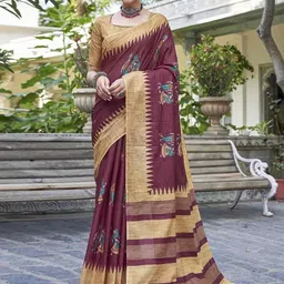 Anouk Ethnic Motifs Pure Cotton Saree-picture-40