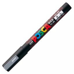 Uni Posca PC-3M 0.9-1.3 mm Fine Tip Silver Ink Water Based Paint Marker (Pack of 6 Pcs)-18