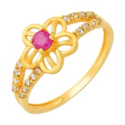 Malabar Gold and Diamonds 22k (916) BIS Hallmark Yellow Gold Ring for Women-picture-46