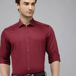 Arrow Pure Cotton Manhattan Slim Fit Opaque Formal Shirt-picture-37