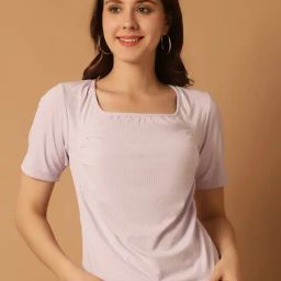 NEUDIS Lavender Regular Fit Top-picture-22