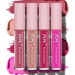 FOPE Set Of 4 Pout Perfect Long Lasting Liquid Lipstick - 4 ml Each-15