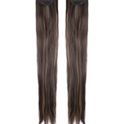 Stasia Street Clip-In Straight Mix-brown Side Patches (2pcs Set) - 24 Inches-26
