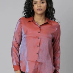 SHOWOFF Rust Slim Fit Shirt-picture-7