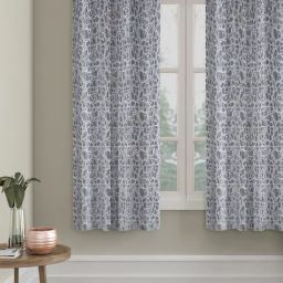 Hosta Homes Grey Polyester Window Blackout Curtain-16