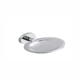 PLATO Ovalo Soap Dish Brass Chrome Finish Silver, 6043-picture-4
