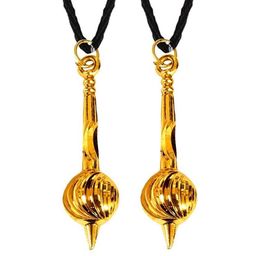 VANISHREE WORLD Gold-Plated Geometric Pendants with Chains-picture-44