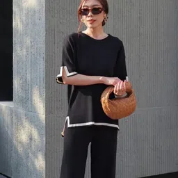 Alamode By Akanksha Top With Trousers Co-Ords-picture-49